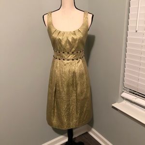Kay Unger Jacquard Cocktail Dress - 6